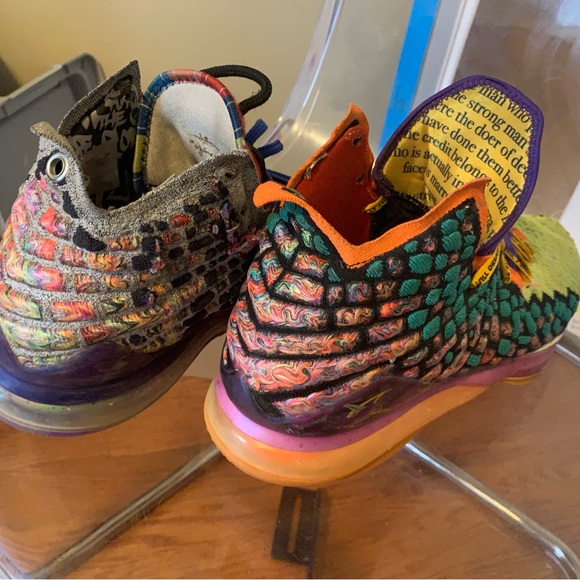 Nike LeBron 17  "What The..." colorway  12 M. Great Condition - Picture 5 of 14